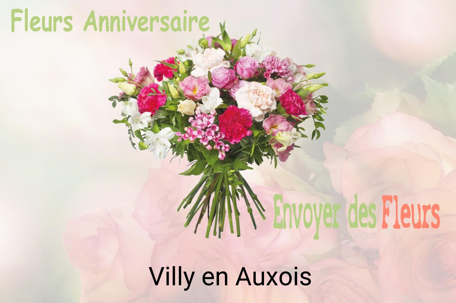 Bouquet de fleurs d’anniversaire livré à Villy-en-Auxois