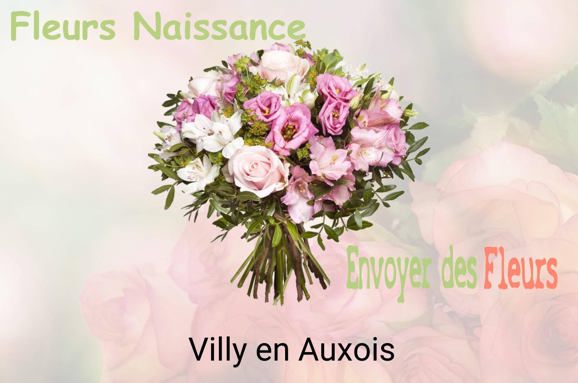 Bouquet de fleurs de naissance livré à Villy-en-Auxois