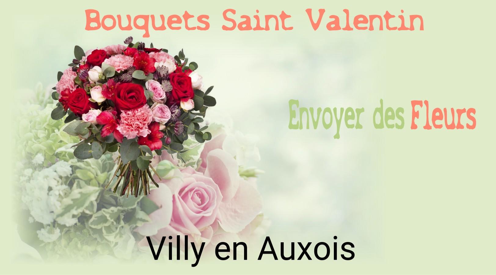 Roses de Saint-Valentin livrées à Villy-en-Auxois